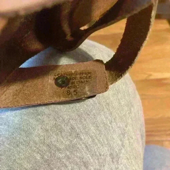 Leather wedge sandals - Picture 7 of 7